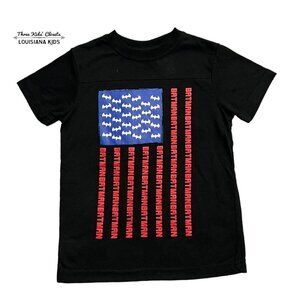 Batman XS (4-5Y) Patriotic American Flag Shirt
